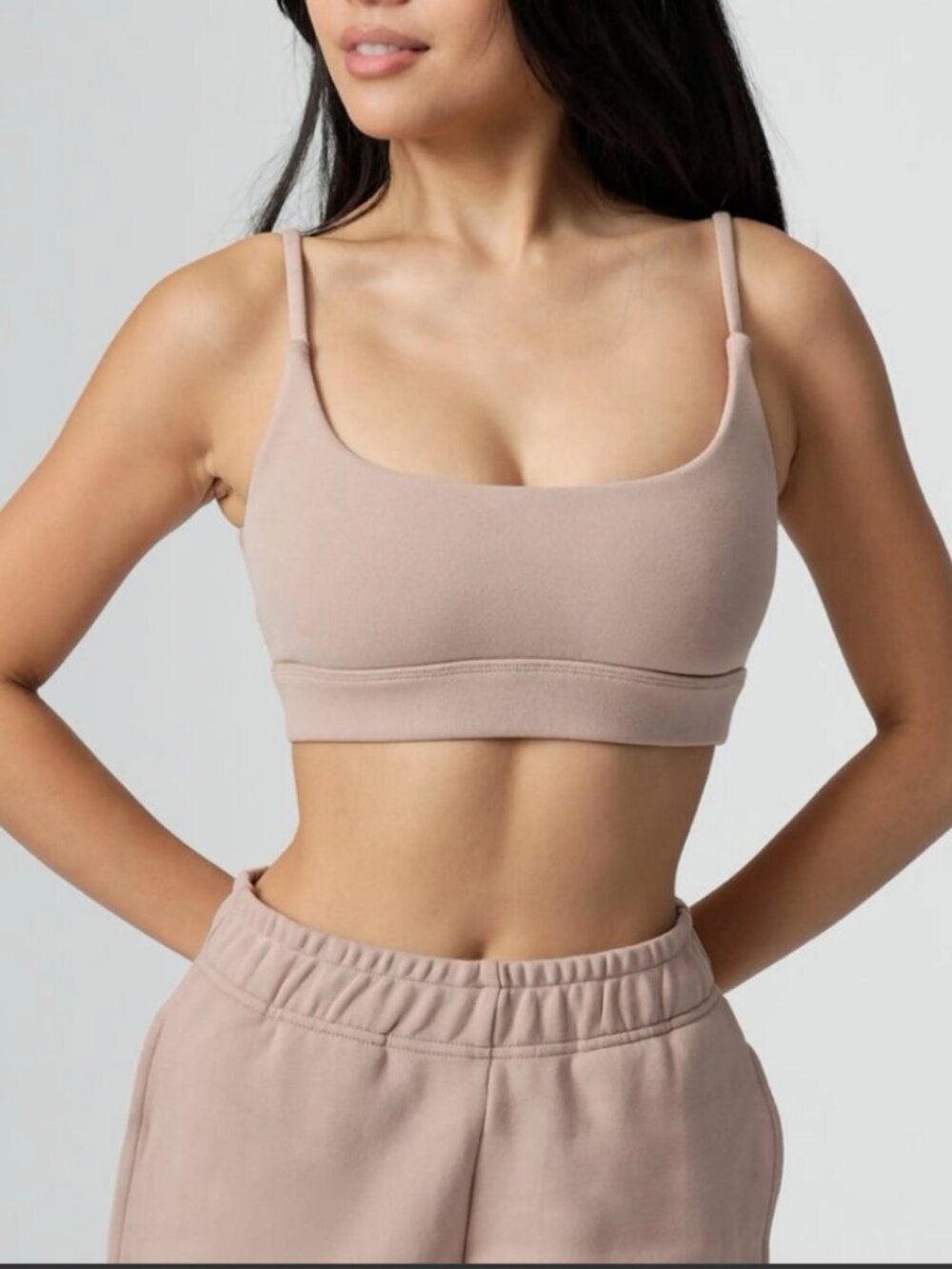 BuffBunny Nude Mauve Wireless Sports Bralette
